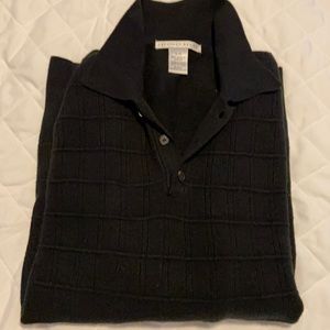 Men’s black sweater.
